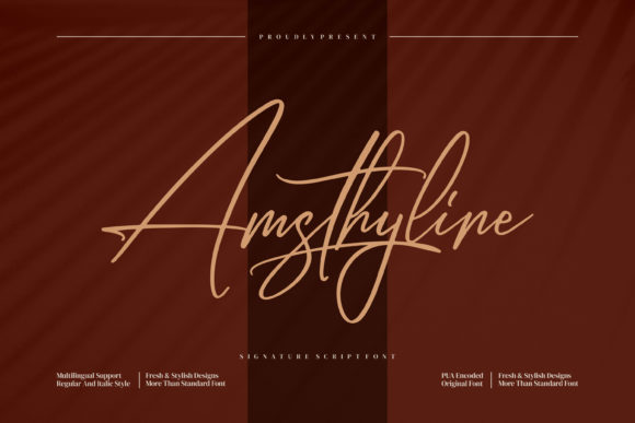 Amsthyline: The Handwritten Font for Authentic Branding