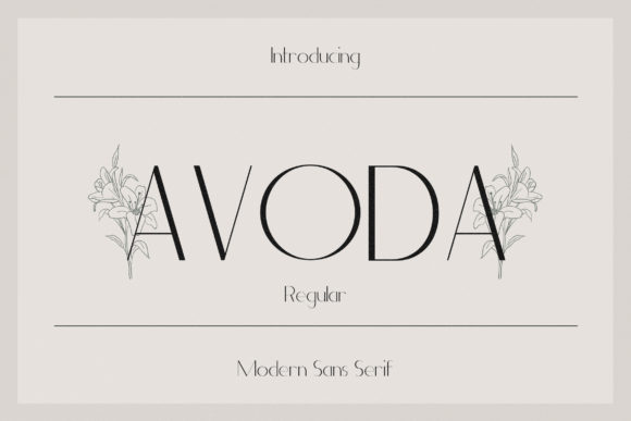 Avoda: The Elegant Sans Serif Font for Scroll-Stopping Designs