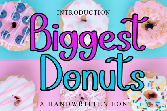 Biggest Donuts Font: A Playful Typeface for Makers