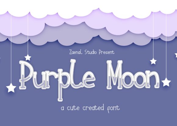 Bring Elegance to Your Shop with the Purple Moon Typeface