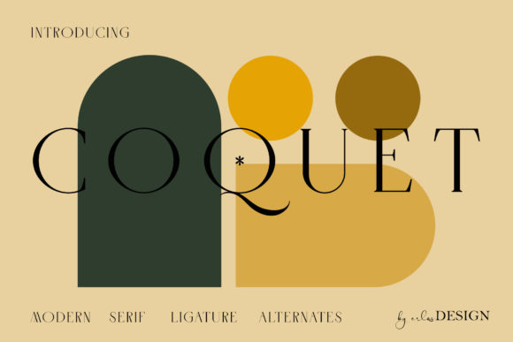 Coquet Serif Font: Elevating Digital Brand Layouts