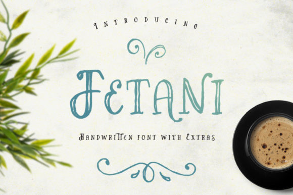 Fetani: A Handwritten Font for Elegant Design