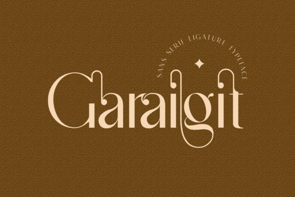 Garaigit: The Elegant Sans Serif Font for Crafters