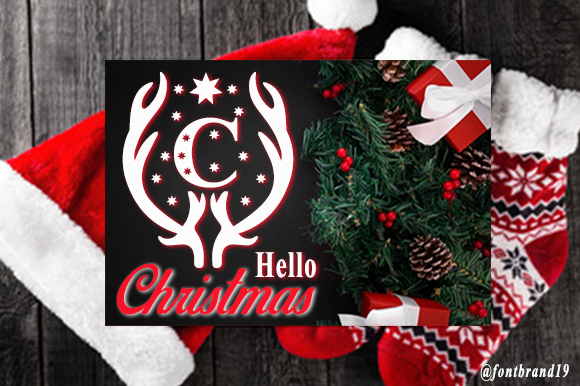 Hello Christmas Monogram: The Ultimate Display Font for Festive Campaigns