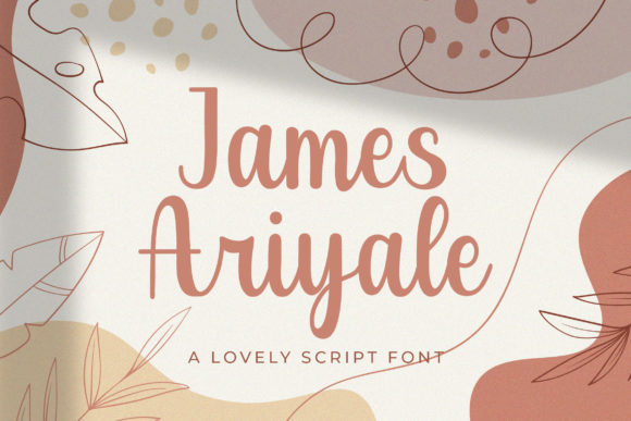 James Ariyale: A Delicate Handwritten Font for Elegant Brands