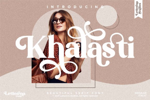 Khalasti Font Review: A Bold Serif for Campaign Impact