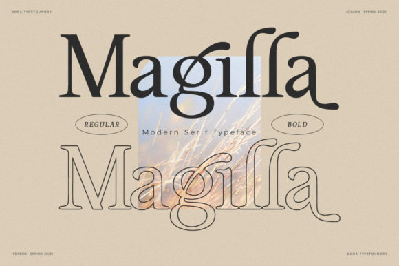 Magilla: An Elegant Serif Font for Editorial Design