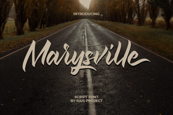 Marysville: A Script Font for Elegant Branding