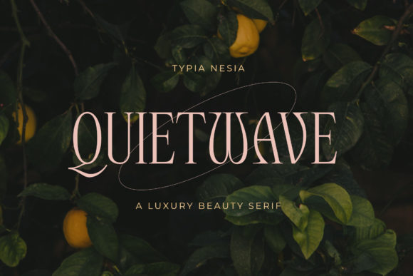 Quietwave: A Distinct Serif Font for Elegant Branding