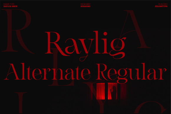 Raylig Alternate Regular: A Serif Font for Campaign Clarity