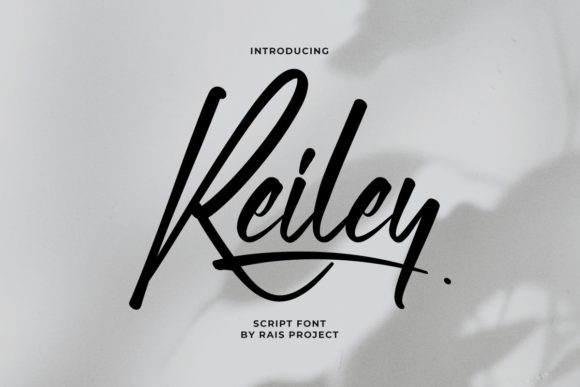 Reiley: Elegant Handwritten Font for Crafters