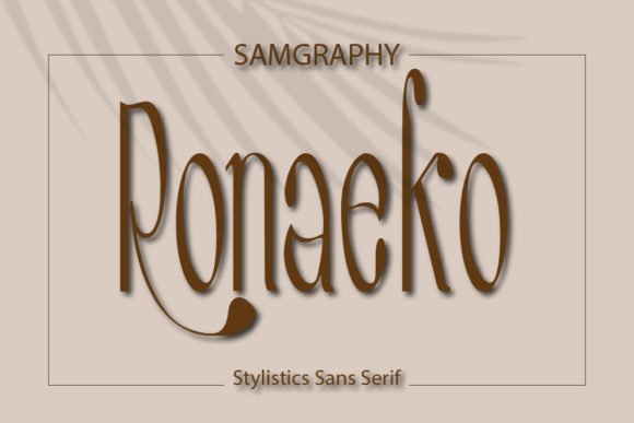 Ronaeko: A Slab Serif Built for Bold Brand Identity