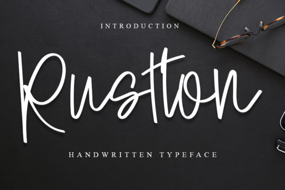 Rustton: A Handwritten Typeface for Editorial Elegance