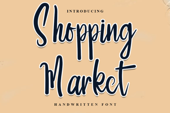 Shopping Market Font for Business
