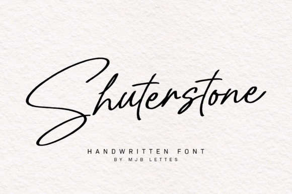 Shuterstone: A Flowing Script for Web Design