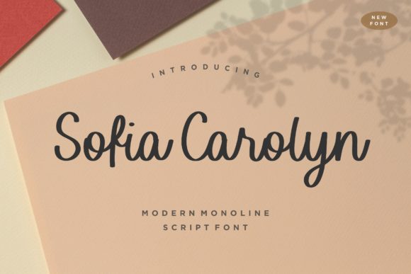 Sofia Carolyn: A Handwritten Font for Elegant Editorial Design