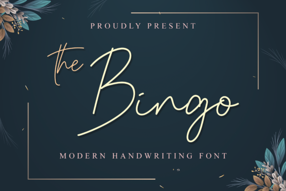 The Bingo: A Handwritten Typeface for Editorial Design